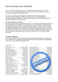 Chorbuch Gotteslob - Chorbuch SATB 