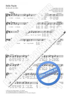 Stille Nacht D-Dur von Gustav Schreck (Download) 