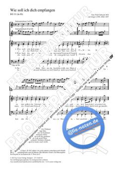 Wie soll ich dich empfangen F-Dur von Johann Crüger (Download) 