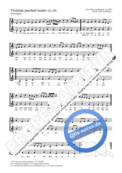 Victimae paschali laudes dorisch 