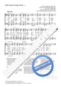 Stille Nacht, heilige Nacht C-Dur von Eusebius Mandyczewski (Download) 