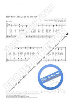 Herr Jesu Christ, dich zu uns wend F-Dur (2012) von Leo Langer (Download) 