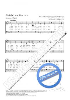 Bleib bei uns, Herr Es-Dur (2012) von Alexander L'Estrange (Download) 