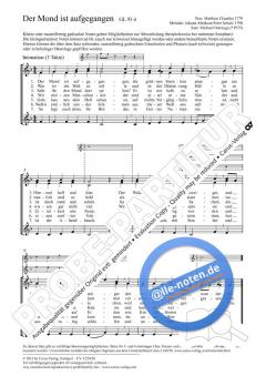 Der Mond ist aufgegangen F-Dur (2012) von Michael Ostrzyga (Download) 