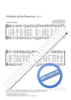 O Heiland, reiß die Himmel auf (2012) von Oliver Sperling (Download) 