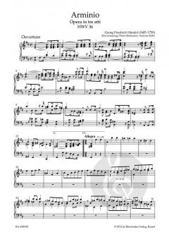 Arminio HWV 36 von Georg Friedrich Händel (Download) 