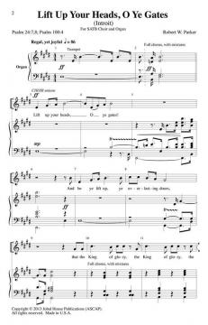 Lift Up Your Heads, O Ye Gates von Robert Parker (Download) 