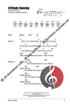 Carly Simon - Guitar Chord Songbook 