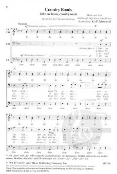 Country Roads (Bill Danoff) 