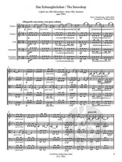 Das Schneeglöckchen op. 37b Nr. 4 von Pjotr Iljitsch Tschaikowski 