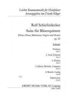 Klarinettenquintett op. 49 (Rolf Schieferdecker) 