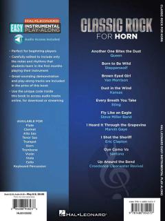 Classic Rock For Horn: Easy Instrumental Play-Along im Alle Noten Shop kaufen