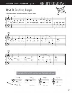 Accelerated Piano Adventures Sightreading Book 1 von Randall Faber 