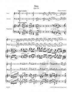 Trio für Violine, Violoncello und Piano op. 101 (Johannes Brahms) 