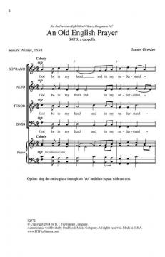 An Old English Prayer (James Gossler) 
