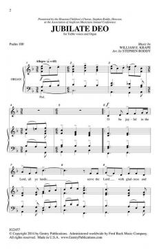 Jubilate Deo 