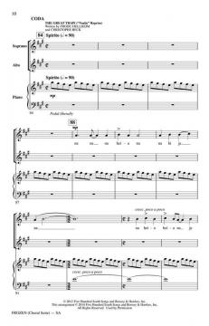 Frozen (Choral Suite) (Frode Fjellheim) 