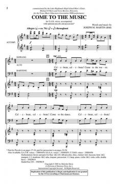 Come To The Music von Joseph A. Martin (Download) 