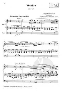 9 Transkriptionen von Sergei Rachmaninow für Orgel solo im Alle Noten Shop kaufen