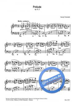 Prelude op. 8, 2 