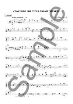 Concerto for Viola and Orchestra von Poul Ruders im Alle Noten Shop kaufen (Einzelstimme)