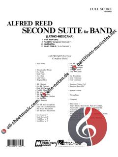 Second Suite For Band Latino Mexicana (Alfred Reed) 