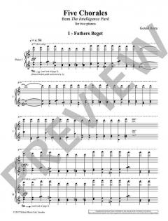 Five Chorales from The Intelligence Park von Gerald Barry 
