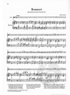 Violakonzert G-Dur TWV 51:G9 von Georg Philipp Telemann im Alle Noten Shop kaufen