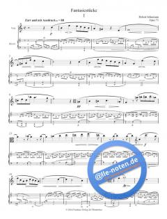 Fantasiestücke op. 73 von Robert Schumann 