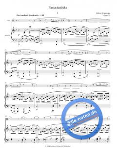 Fantasiestücke op. 73 von Robert Schumann 