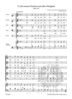 Gib unsern Fürsten und aller Obrigkeit SWV 373 von Heinrich Schütz (Download) 