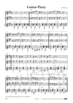 100 wunderbare Solos, Duette und Trios für Gitarre 
