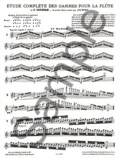 Etude complète des Gammes Op. 127 (Flute solo) von Giuseppe Gariboldi 
