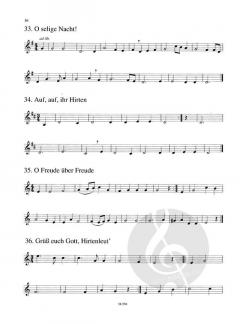 Das Buch der Weihnachtslieder: 3. Stimme in F (Violinschlüssel) 