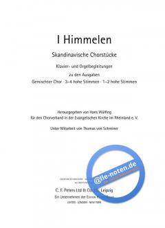 I Himmelen - 70 Skandinavische Chorstücke 