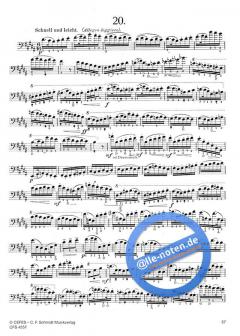 24 technische Studien op. 14 von Theodor Findeisen 