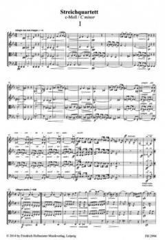 Streichquartett c-Moll WoO (1852) von Max Bruch im Alle Noten Shop kaufen