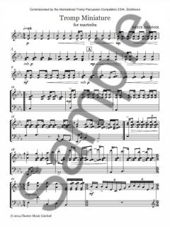 Tromp Miniature For Marimba And Crotales von Bryce Dessner 