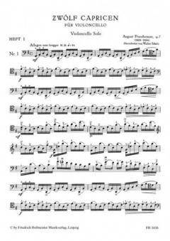 12 Capricen op. 7 Band 1 von August-Joseph Franchomme 