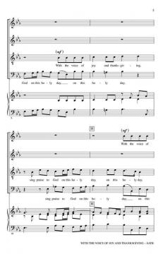With The Voice Of Joy And Thanksgiving (Georg Friedrich Händel) 