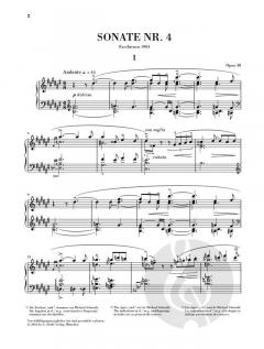 Klaviersonate Nr. 4 Fis-dur op. 30 von Alexander Skrjabin im Alle Noten Shop kaufen