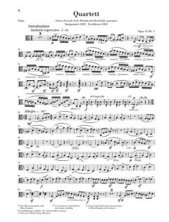 Streichquartette op. 41 von Robert Schumann im Alle Noten Shop kaufen (Stimmensatz) - HN873