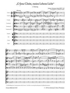 O Jesu Christ, meins Lebens Licht von Johann Sebastian Bach 