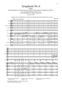 Symphonie Nr. 6 F-dur op. 68 von Ludwig van Beethoven 