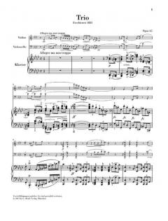 Klaviertrio Nr. 3 f-moll op. 65 (Antonín Dvorák) 