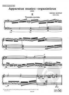 Apparatus musico-organisticus Band 2 von Georg Muffat 