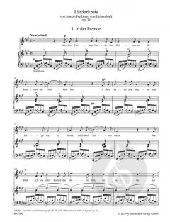 Liederkreis op. 39 von Robert Schumann 