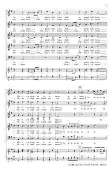 Hark, All Ye Lovely Saints von Thomas Weelkes (Download) 