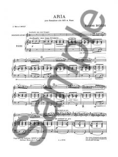 Aria von Eugene Bozza 