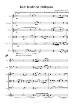 Don't insult our intelligence (Michael Finnissy) 